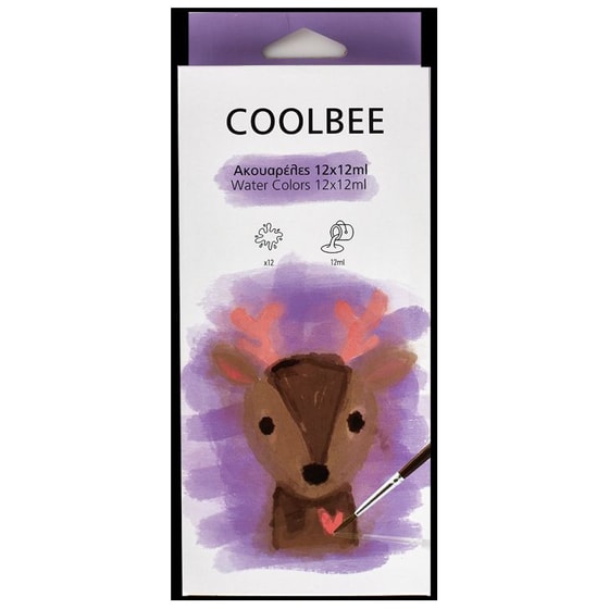Χρώματα Ακουαρέλας Coolbee Σετ 12Ml 12 Τεμάχια image 0