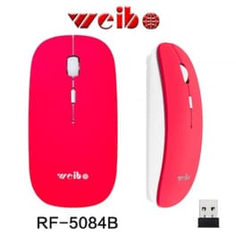 Weibo RF-5084R Ασύρματο Ποντίκι Κόκκινο