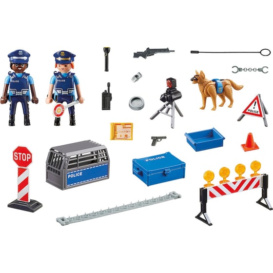 PLAYMOBIL® City Action Οδόφραγμα Αστυνομίας (6924) image 2