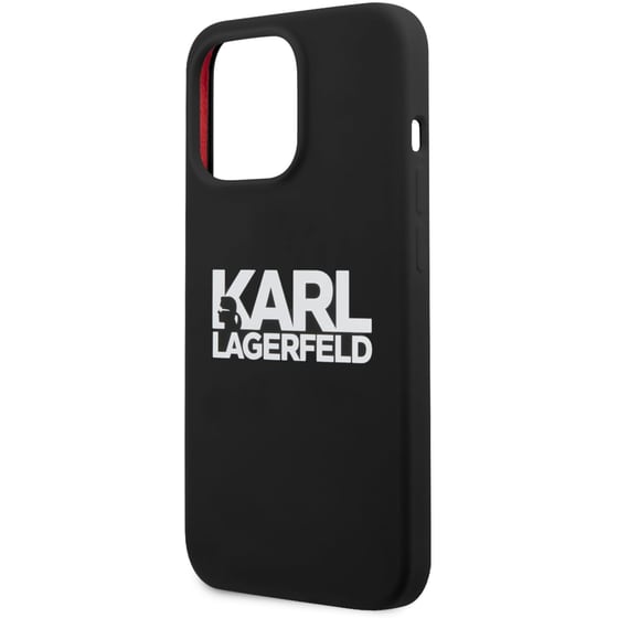 Θήκη Apple iPhone 13 Pro - Karl Lagerfeld Hard Case Stack Logo Back - Black image 1