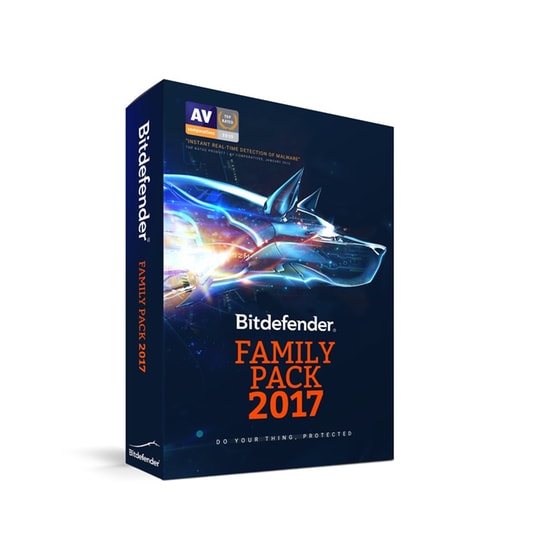 Bitdefender Family Pack 2017 - 1 έτος (PC/Mac/Android) image 0