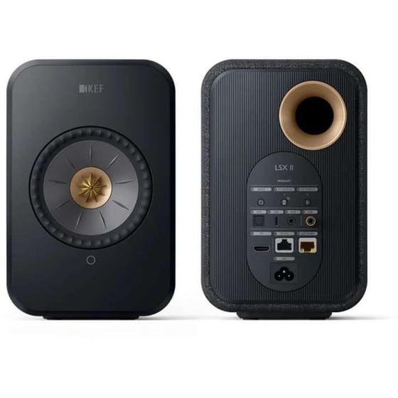 Ηχεία Hi-Fi kef LSαX II Ζεύγος Ηχείων 200W - Μαύρο image 1