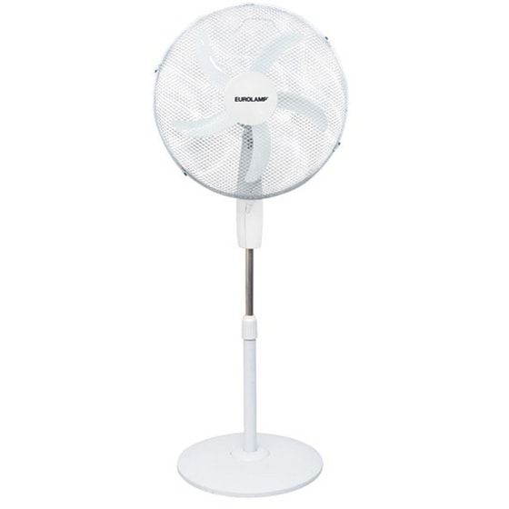 EUROLAMP 300-20015 Ανεμιστήρας Δαπέδου Με Ορθοστάτη 60W Λευκό image 0