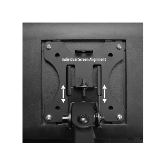 Βάση Οθόνης 10"- 32" Ewent Quadruple Monitor Support  Μαύρο image 3