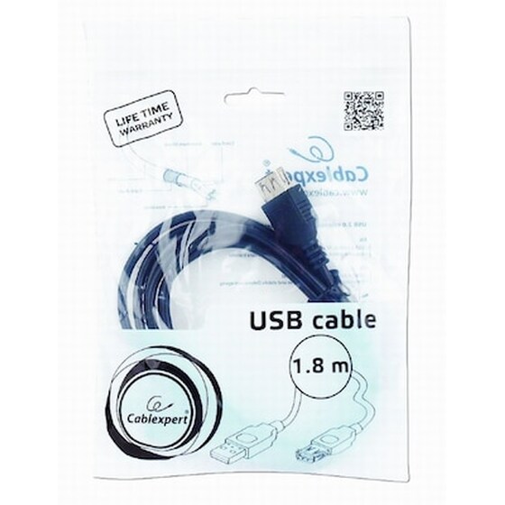 Καλώδιο Cablexpert USB-A Male σε USB-A Female - 1.8m image 4