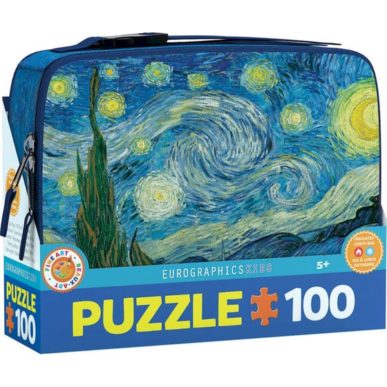 Παζλ Eurographics με Lunch Bag Vincent van Gogh: Starry Night (100 Κομμάτια) image 0
