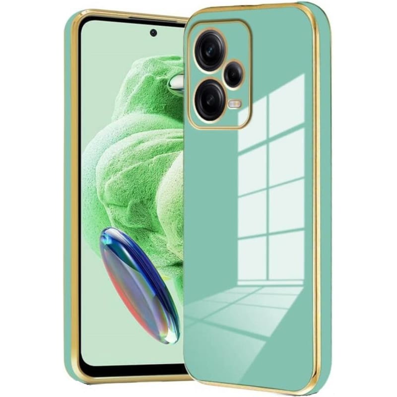 BODYCELL Θήκη Xiaomi Redmi Note 12 Pro 5G - Bodycell Gold Plated - Mint Green
