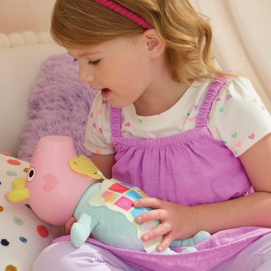 Hasbro Διαδραστική Κούκλα Μωρού Peppa Pig "Oinks & Snuggles" Evie (G1637) image 9