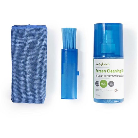 Kit Καθαρισμού Nedis CLSN120BU LCD Cleaner - 200 ml image 1