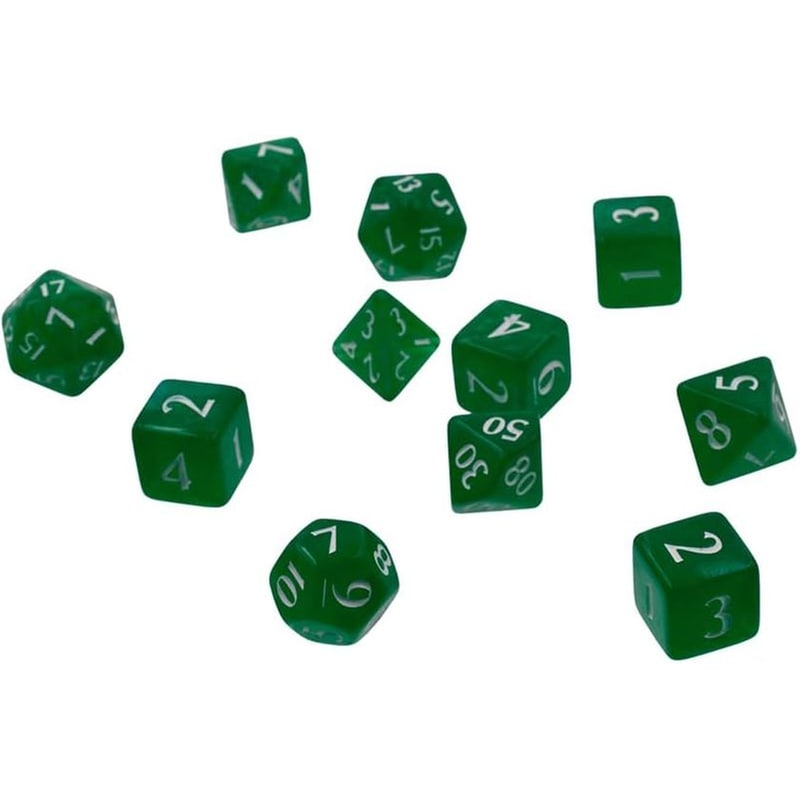 ULTRA-PRO Eclipse 11-dice Set: Forest Green ULTRA-PRO