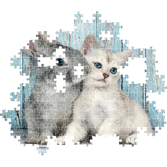 Παζλ Clementoni High Quality Collection Cat And Bunny - Compact Box (500 Κομμάτια) image 2