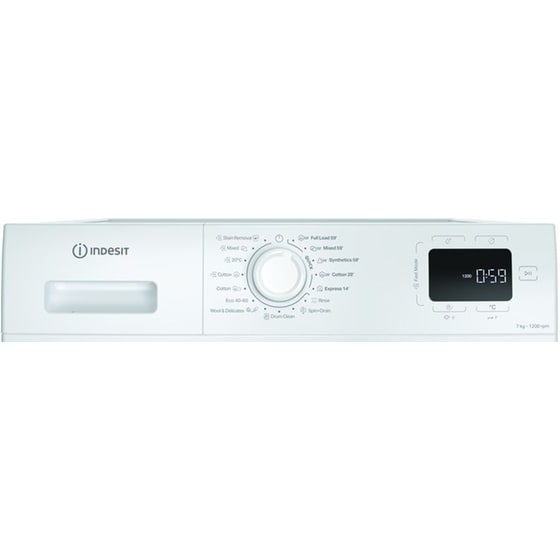 INDESIT IM 762 MY TIME EE 7 kg 1.200 Στροφές Λευκό Πλυντήριο Ρούχων image 5