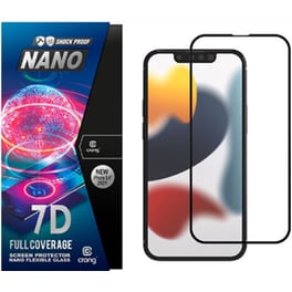 Προστατευτικό οθόνης Apple iPhone 13 Mini - Crong 7d Nano Fullface Black 0.3mm