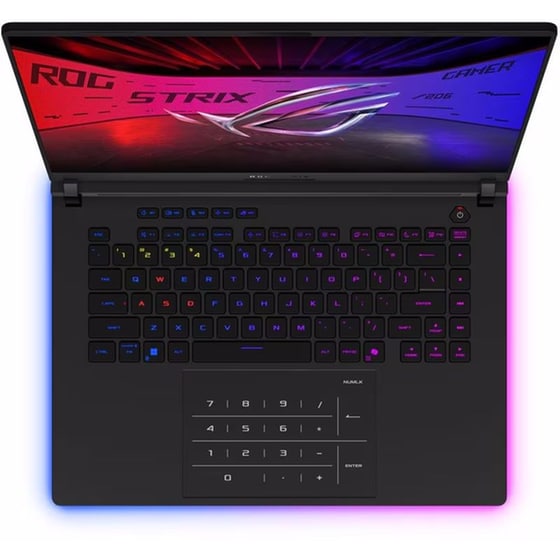 Asus ROG Strix SCAR 16 G635LW-RW027X 16'' 2.5K Mini LED 240Hz (Core Ultra 9-275HX/64GB/2TB SSD/GeForce RTX 5080/Win11Pro) Off Black Laptop image 2