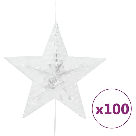 Χριστουγεννιάτικα Λαμπάκια VidaXL Κουρτίνα 500 Led 4.56m - Πολύχρωμο image 3