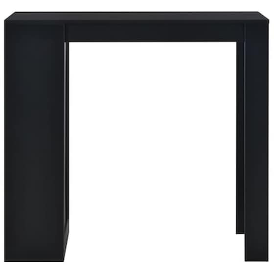 Τραπέζι Vidaxl Μπαρ Με Ράφια Μαύρο 110x50x103 cm - Μαύρο image 3