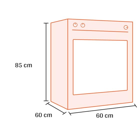 BEKO FSM 67320 DXT 72 Lt Inox Ηλεκτρική Κουζίνα image 1