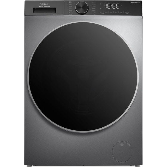 TESLA WF91480TS 9 kg 1.400 Στροφές Ασημί Πλυντήριο Ρούχων image 0