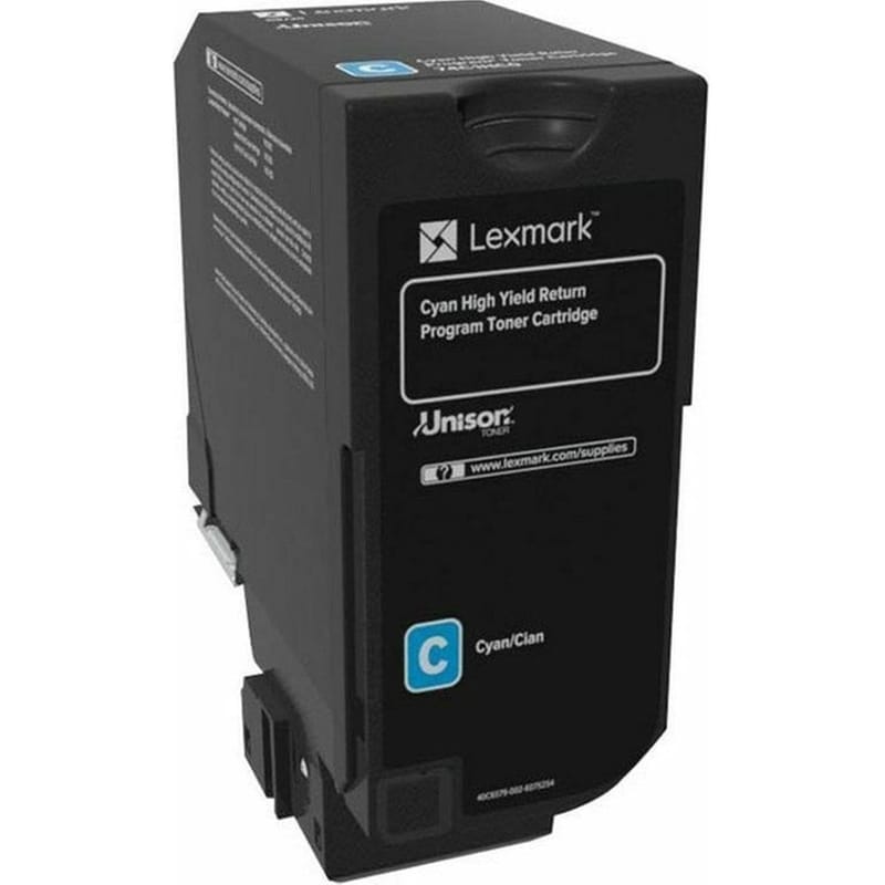 Lexmark 12K Γνήσιο Toner Laser Εκτυπωτή Κυανό Return Program 12000 Σελίδων 74C2HC0