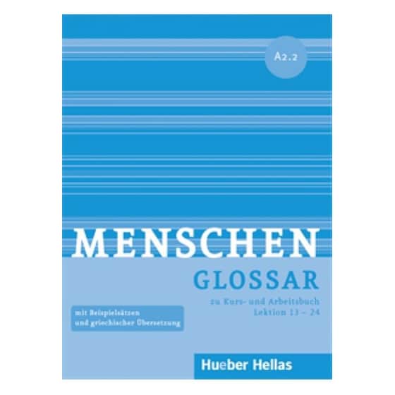 Menschen A2.2- Glossar image 0