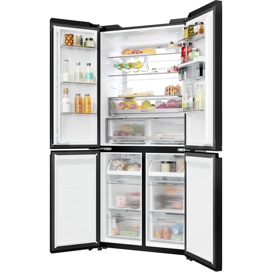 HAIER HCKR7819DWGB Total No Frost 459 Lt Μαύρο Ψυγείο Ντουλάπα image 7