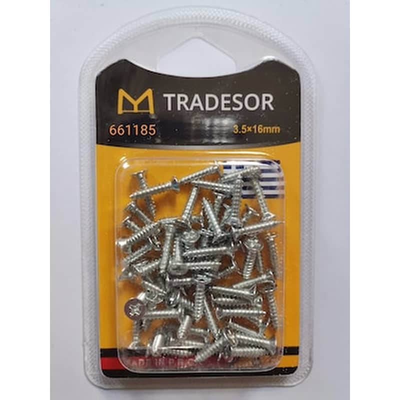 TRADESOR Σετ - Βίδες - 3.5x16mm