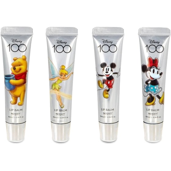 Ενυδατικό Χειλιών Mad Beauty Disney 100 Years Of Wonder Σετ 4 Τμχ image 1
