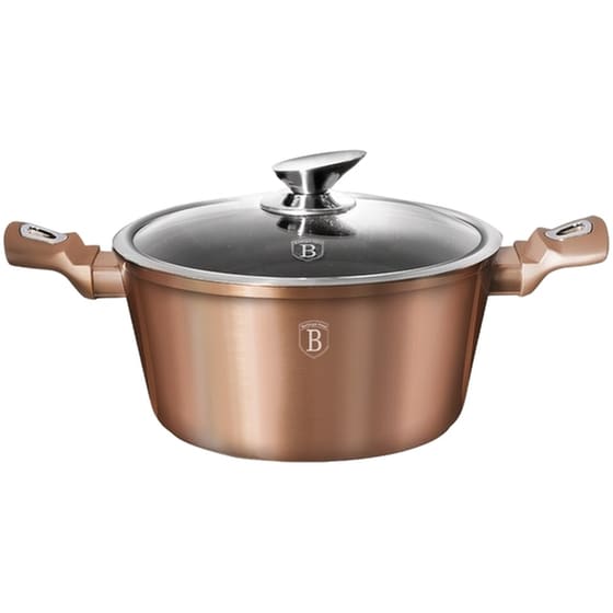 Κατσαρόλα BERLINGER HAUS BH-1515N 24 cm 4 L Rose Gold image 0