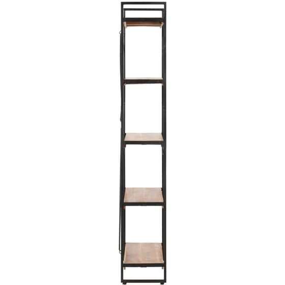Βιβλιοθήκη VidaXL από Ξύλο 90x30x180 cm - Καφέ/Μαύρο image 2