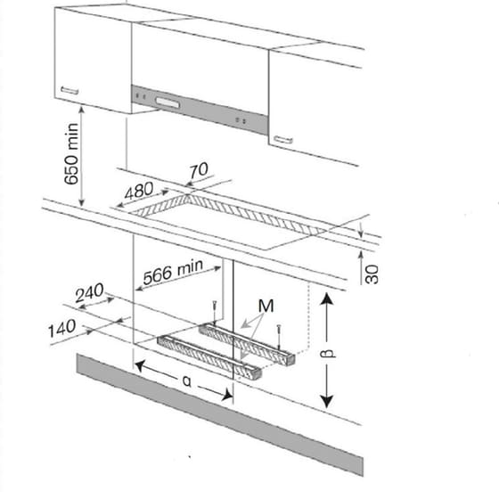 BERTAZZONI F905PROGKN(GN) 88 Lt Μαύρο Εντοιχιζόμενος Φούρνος Άνω Πάγκου Φυσικού Αερίου image 1