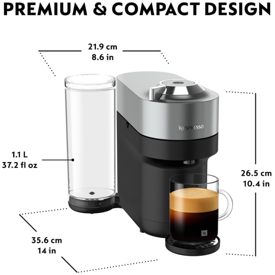 Nespresso® Vertuo Pop+ XN930T10 Krups Titan Μηχανή Καφέ image 5