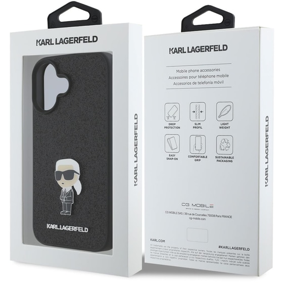 Θήκη Apple iPhone 16 Karl Lagerfeld - Μαύρο image 5