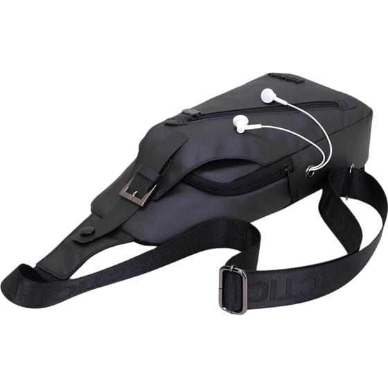 Τσάντα Crossbody Arctic Hunter XB13006-BK - 3,8lt - Μαύρη image 3