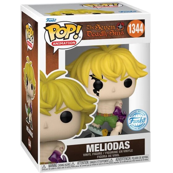 Funko Pop! Animation - The Seven Deadly Sins - Meliodas #1344 image 1