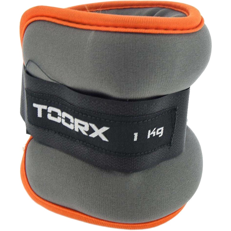 Βαράκια Άκρων 2 x 1kg Σταθερού Βάρους Toorx AHF-072 από Νεοπρένιο - Γκρι/Πορτοκαλί