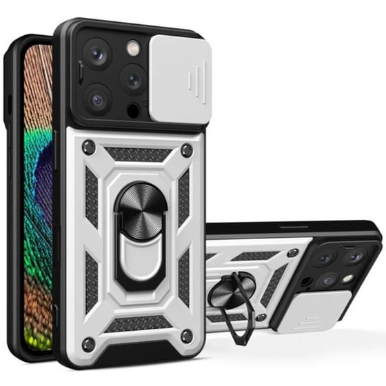 Θήκη Apple iPhone 16 Pro - Bodycell Armor Slide - Silver image 0