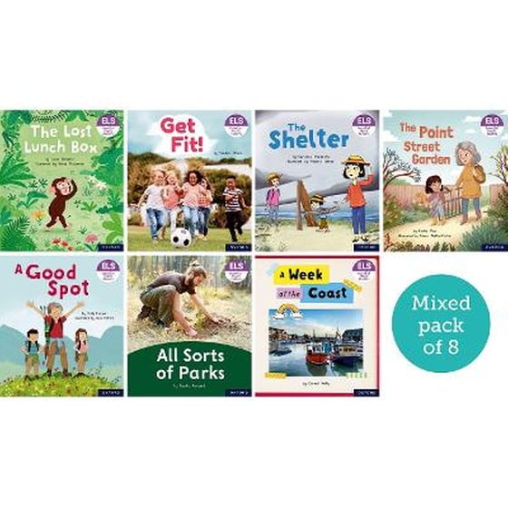 Essential Letters and Sounds: Essential Phonic Readers: Oxford Reading Level 4: Mixed Pack of 8 image 0
