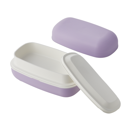 Φαγητοδοχείο Coolbee Οβάλ Purple 900 ml image 1
