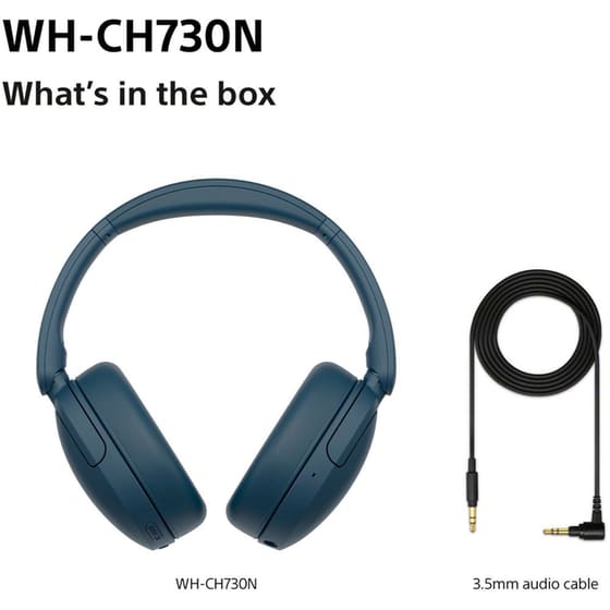 Sony WH-CH730N Ασύρματα Ακουστικά Κεφαλής Noise Cancelling - Blue image 10