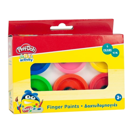 Δαχτυλομπογιές Play-Doh 40 ml (6 Τεμάχια) image 0