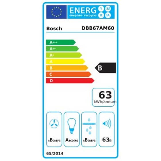 BOSCH DBB67AM60 Box 60 cm Μαύρο Μηχανισμός Απορρόφησης image 10