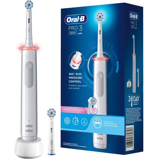 Ηλεκτρική Οδοντόβουρτσα ORAL-B PRO 3 3000 Sensitive Clean - Λευκό image 0