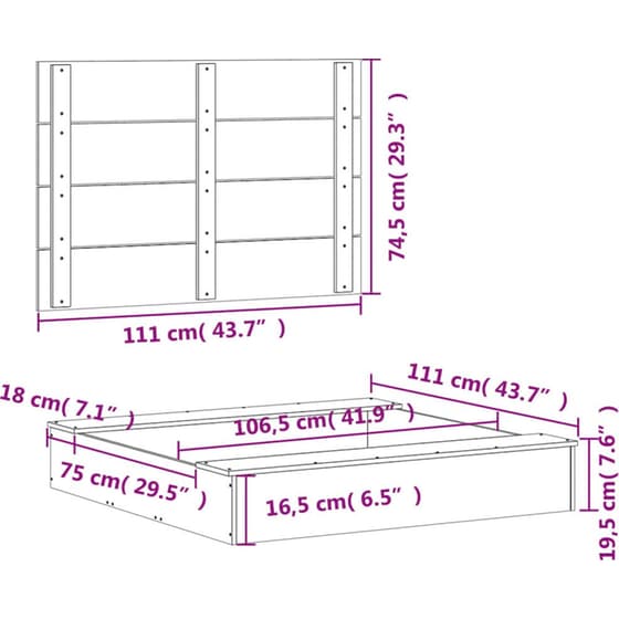 VidaXL Αμμοδόχος με Κάλυμμα 111x111x19.5cm Ξύλινη - Φυσικό Χρώμα Ξύλου image 8