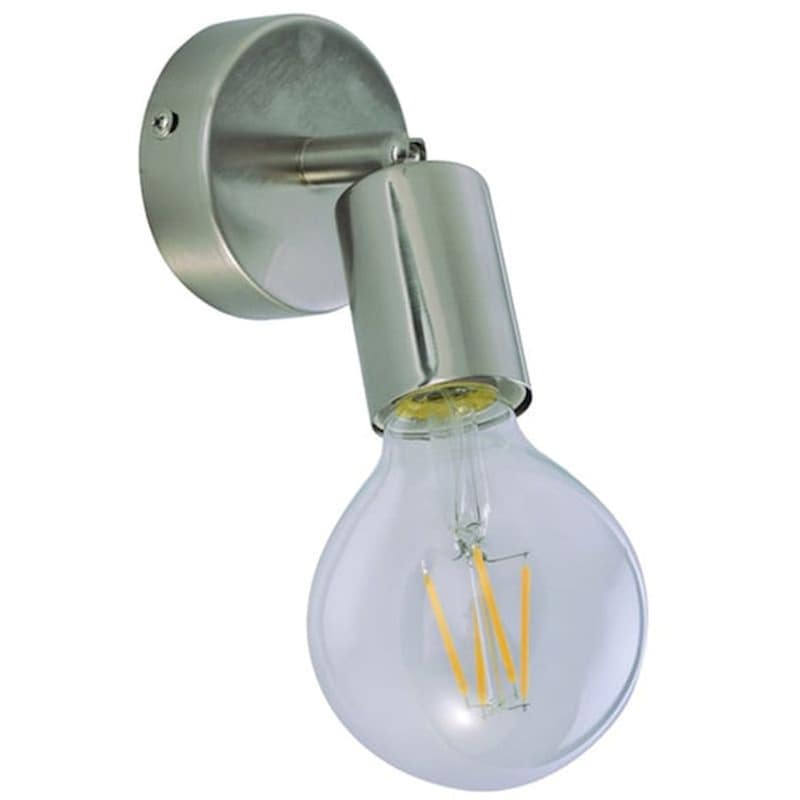 HOME LIGHTING Σποτ Μονόφωτο Homelighting Soma 77-3537 Μεταλλικό - Ασημί