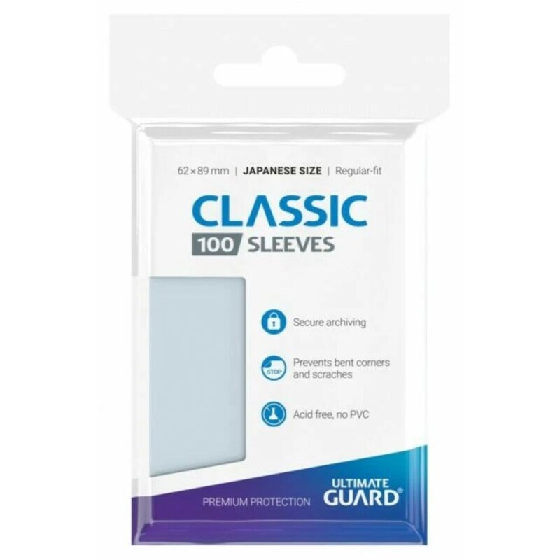 Ultimate Guard Classic Soft Sleeves Japanese Size Transparent (100)