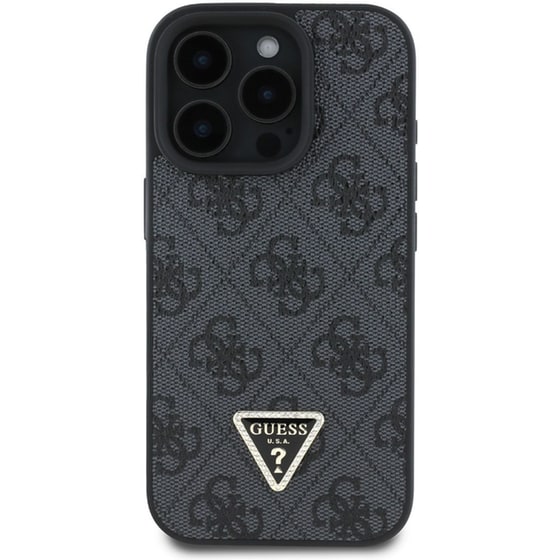 Θήκη Apple iPhone 16 Pro Max Guess 4G Triangle Strass - Μαύρο image 5