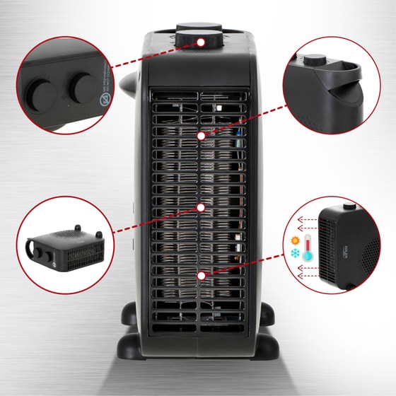 Αερόθερμο Δαπέδου ADLER AD 7725b 2000W image 5