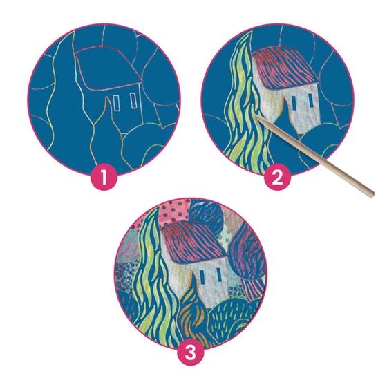 Djeco Ανακαλύπτω Ξύνοντας Την Εικόνα Van Gogh - Τοπία image 3