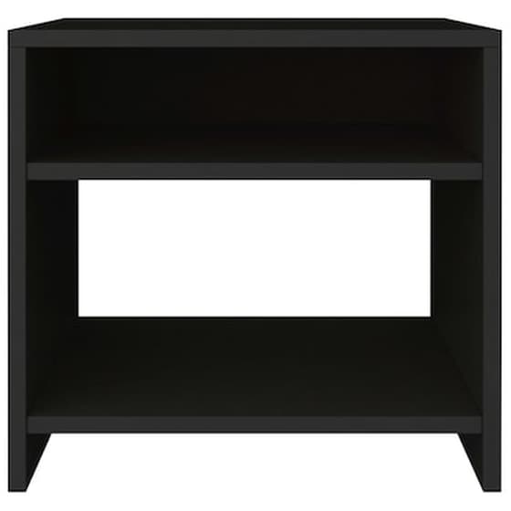 Τραπεζάκι Κομοδίνο Vidaxl από Μοριοσανίδα 40x30x40cm - Μαύρο image 4