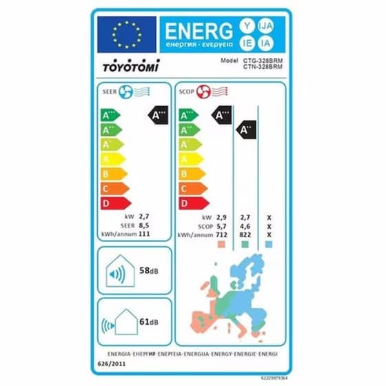 TOYOTOMI Erai Midnight Blue CTN/CTG-328BRM Κλιματιστικό Inverter 9.000 BTU A+++/A+++ με Ιονιστή & WiFi image 13